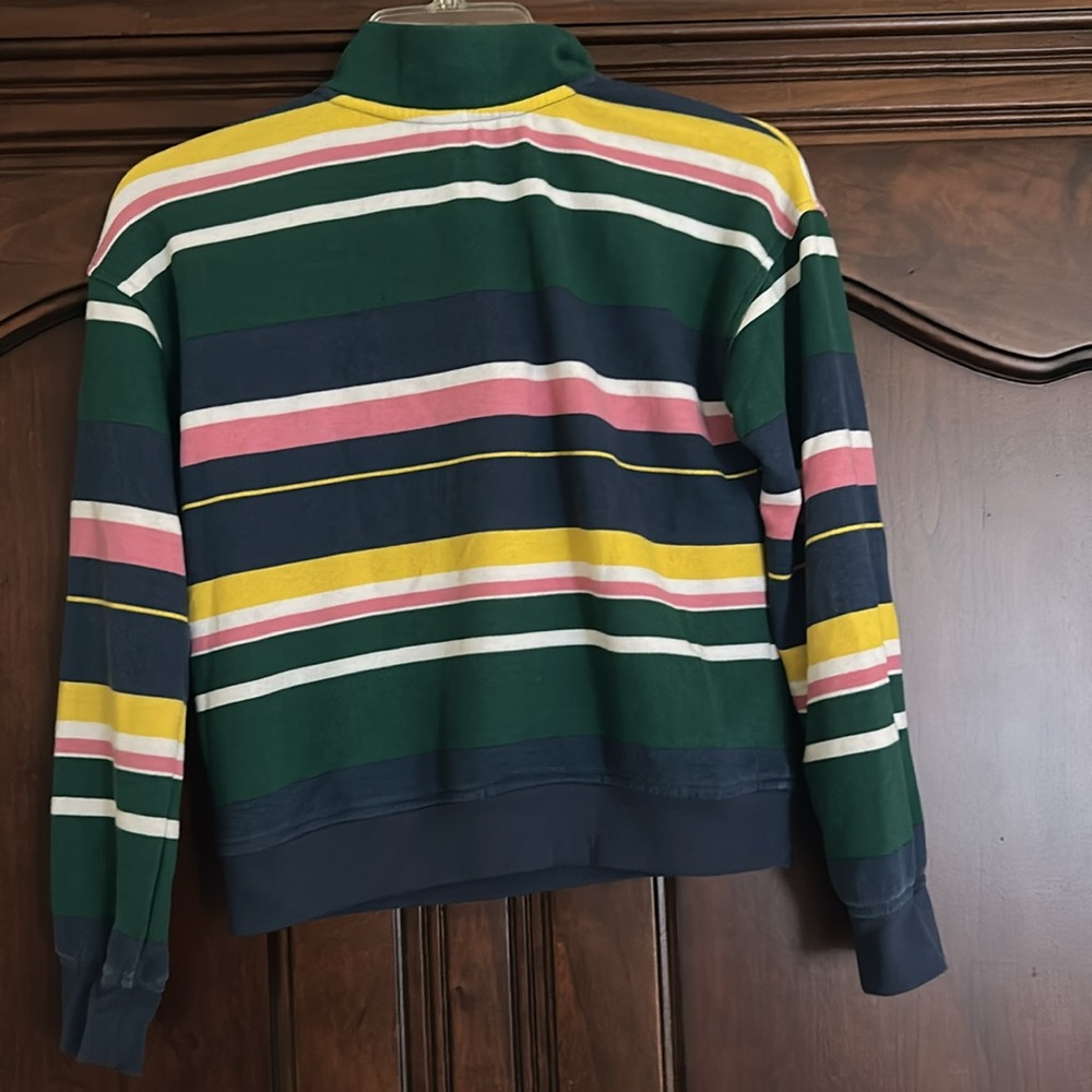 Nordstrom Striped Half-Zip Kids Sweatshirt - Picture 5 of 5